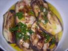 gegrillte Auberginen in Öl - Rezept