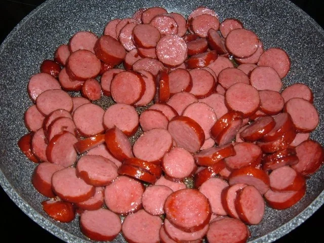 Rezept: Reispfanne mit Schinkenknacker Bild Nr. 2 Reispfanne mit Schinkenknacker - Rezept - Bild Nr. 2