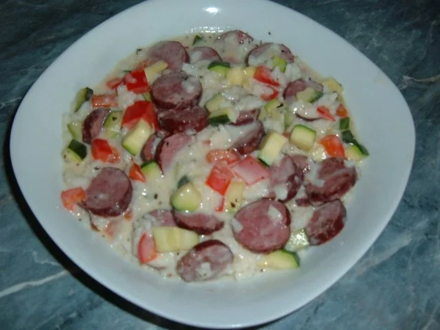 Rezept: Reispfanne mit Schinkenknacker Bild Nr. 5 Reispfanne mit Schinkenknacker - Rezept - Bild Nr. 5