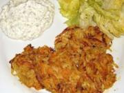 Gemüse - Rösti mit Kräutercreme - Rezept