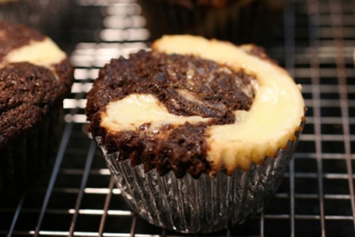 Allerbeste Double Chocolate Cheese Muffins♥ - Rezept