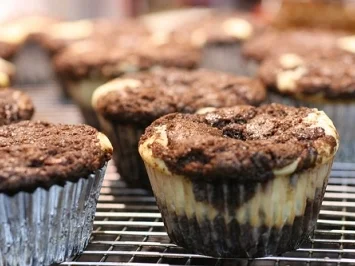 Allerbeste Double Chocolate Cheese Muffins♥ - Rezept