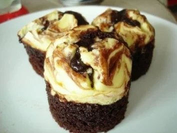 Allerbeste Double Chocolate Cheese Muffins♥ - Rezept