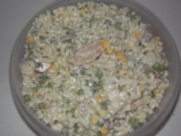 Nudelsalat mit Kräuter - Rezept