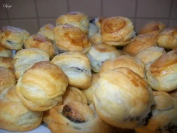 Mohn Blätterteig Kugeln - Rezept