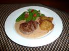 Rinderfilet mit Zuckerschoten und Rösti - Rezept