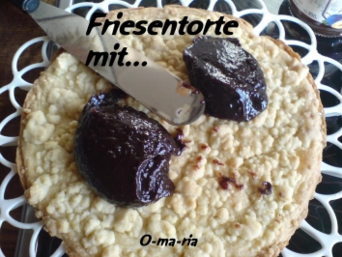 Kuchen  Friesentorte mit Pflaumenmus und Sahne - Rezept - Bild Nr. 5