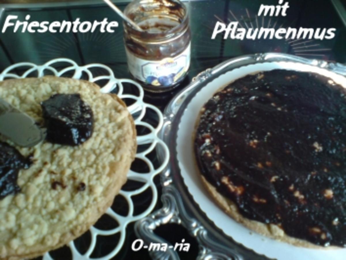 Kuchen  Friesentorte mit Pflaumenmus und Sahne - Rezept - Bild Nr. 6