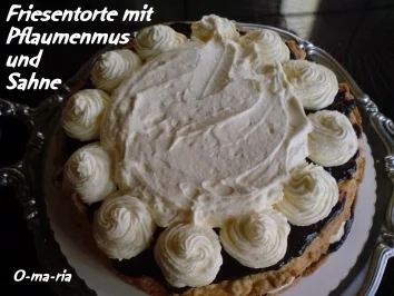 Kuchen  Friesentorte mit Pflaumenmus und Sahne - Rezept - Bild Nr. 8