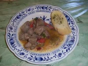 Filet mit Paprika und Zwiebeln - Rezept