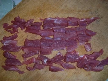 Filet mit Paprika und Zwiebeln - Rezept