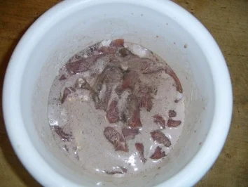 Filet mit Paprika und Zwiebeln - Rezept