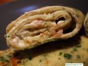 Kräutercrêpes mit Lachs - Rezept
