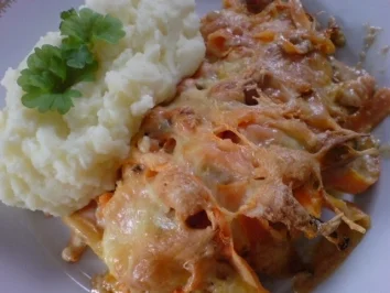 Überbackene Putenschnitzel - Rezept