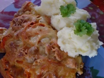 Überbackene Putenschnitzel - Rezept