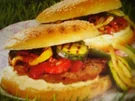 Bürger mit Grillgemüse - Rezept