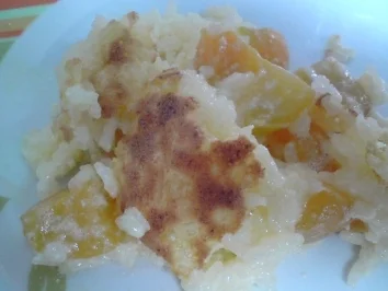 Süßer Reisauflauf - Rezept