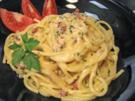 Spaghetti in Schinken-Rahm-Soße - Rezept