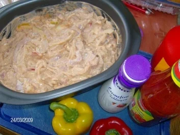 Rezept: Gyros-Topf aus dem Backofen Gyros-Topf aus dem Backofen - Rezept