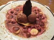 Überbackener KIBA - Traum mit Schokoladeneiscreme in der Hippenschale - Rezept