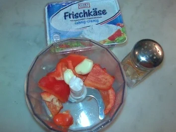 Paprika auf's Brot - Rezept