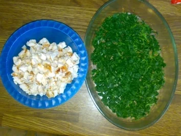 Lasagne mit Hähnchen und Spinat - Rezept