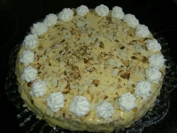 Torte  -  Schwedische Mandeltorte - Rezept