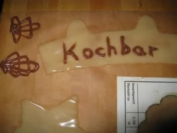 Ersatzhippenmasse / Verarbeitung - Rezept