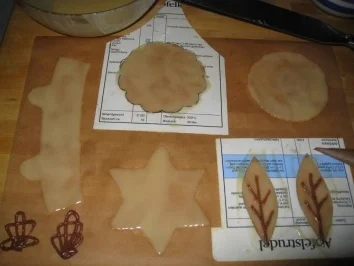 Ersatzhippenmasse / Verarbeitung - Rezept