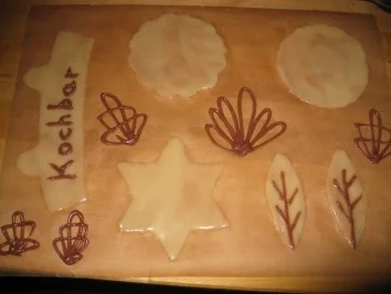 Ersatzhippenmasse / Verarbeitung - Rezept