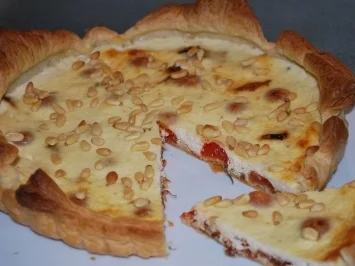 Rezept: Tomaten-Ziegen-Quiche Tomaten-Ziegen-Quiche - Rezept