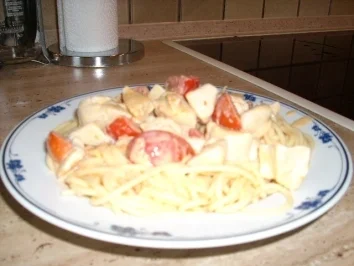 Scharfe Nudeln - Rezept