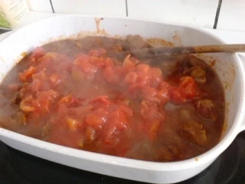 Rezept: Zigeunergulasch mit Gnocchi oder Nudeln Zigeunergulasch mit Gnocchi oder Nudeln - Rezept