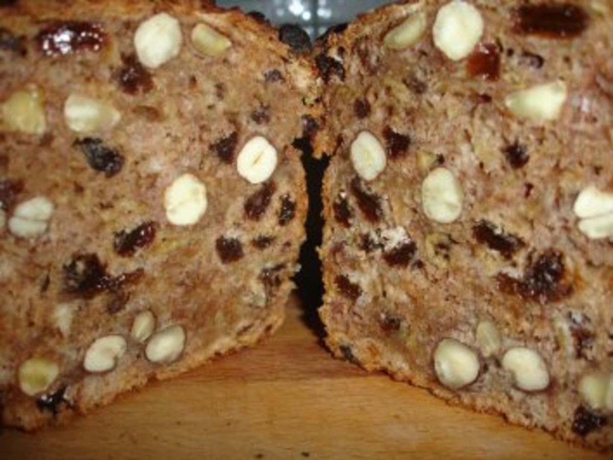 Apfelbrot mit Äpfel und Zucker