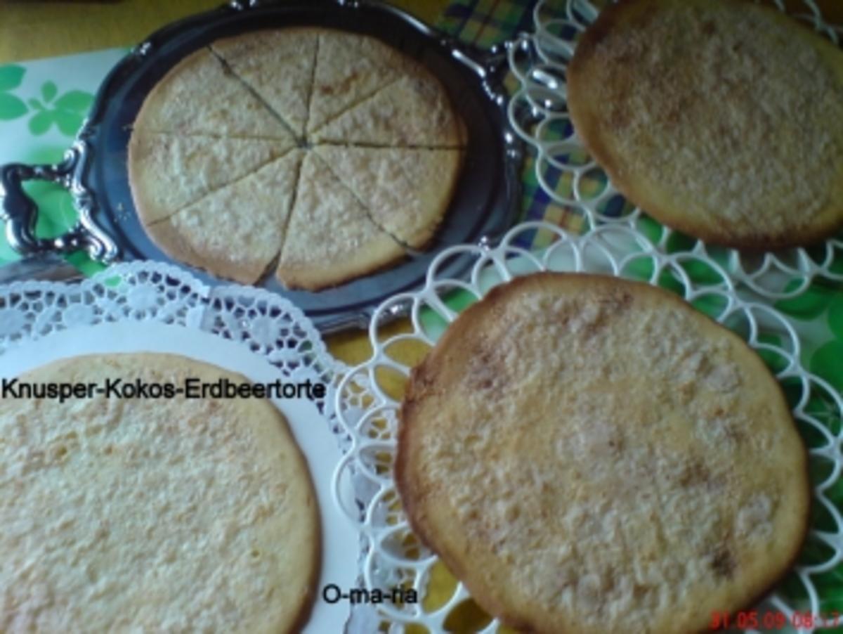 Kuchen  Knusper~Kokos~Erdbeer~Torte - Rezept - Bild Nr. 2
