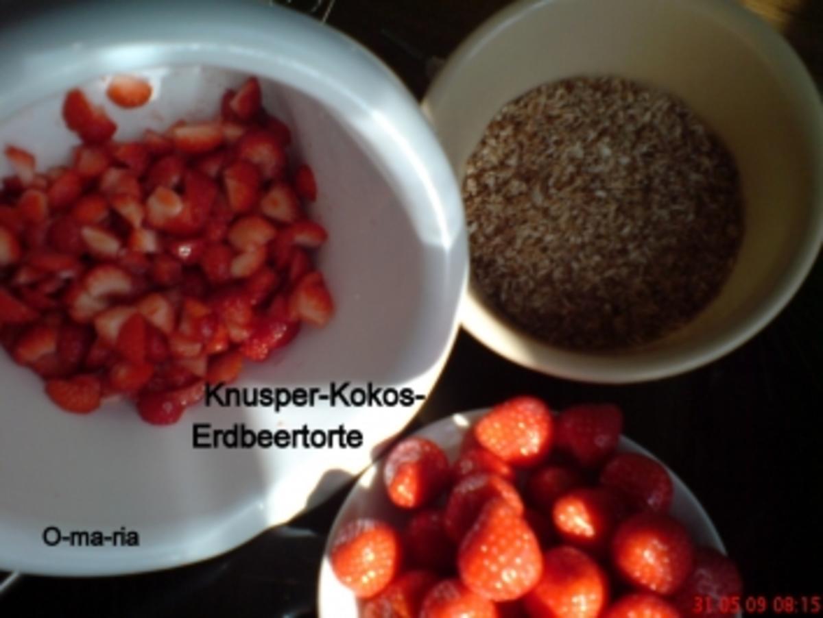 Kuchen  Knusper~Kokos~Erdbeer~Torte - Rezept - Bild Nr. 4