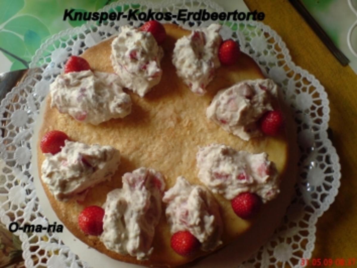Kuchen  Knusper~Kokos~Erdbeer~Torte - Rezept - Bild Nr. 7