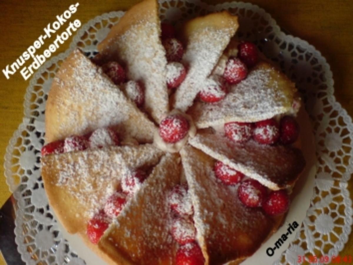 Kuchen  Knusper~Kokos~Erdbeer~Torte - Rezept - Bild Nr. 9