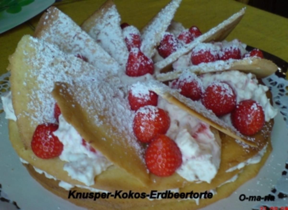 Kuchen  Knusper~Kokos~Erdbeer~Torte - Rezept - Bild Nr. 10
