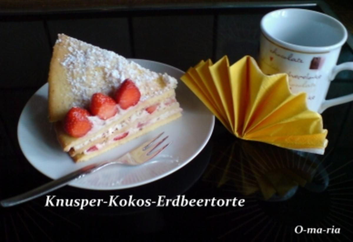 Kuchen  Knusper~Kokos~Erdbeer~Torte - Rezept - Bild Nr. 11