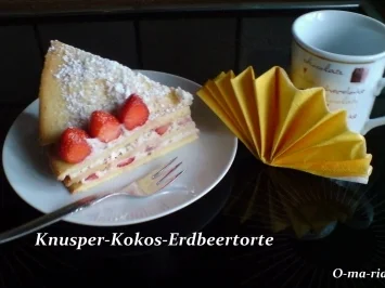 Kuchen  Knusper~Kokos~Erdbeer~Torte - Rezept - Bild Nr. 11