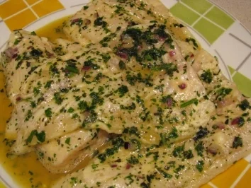 Fisch in Kräuter-Eihülle - Rezept