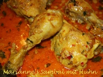 Rezept: Sambal mit Huhn Bild Nr. 2 Sambal mit Huhn - Rezept - Bild Nr. 2