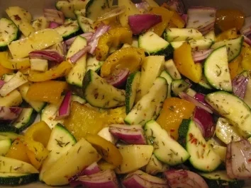 Buntes Backofengemüse - Rezept