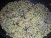 Pilzrisotto mit schnell gebratener Ente - Rezept