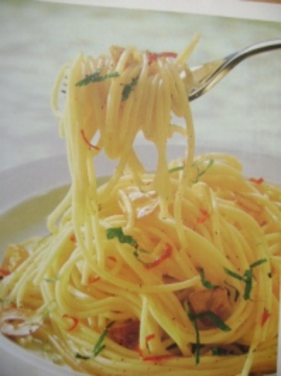 Bilder für Spagetti mit Knoblauch und Chili - Rezept