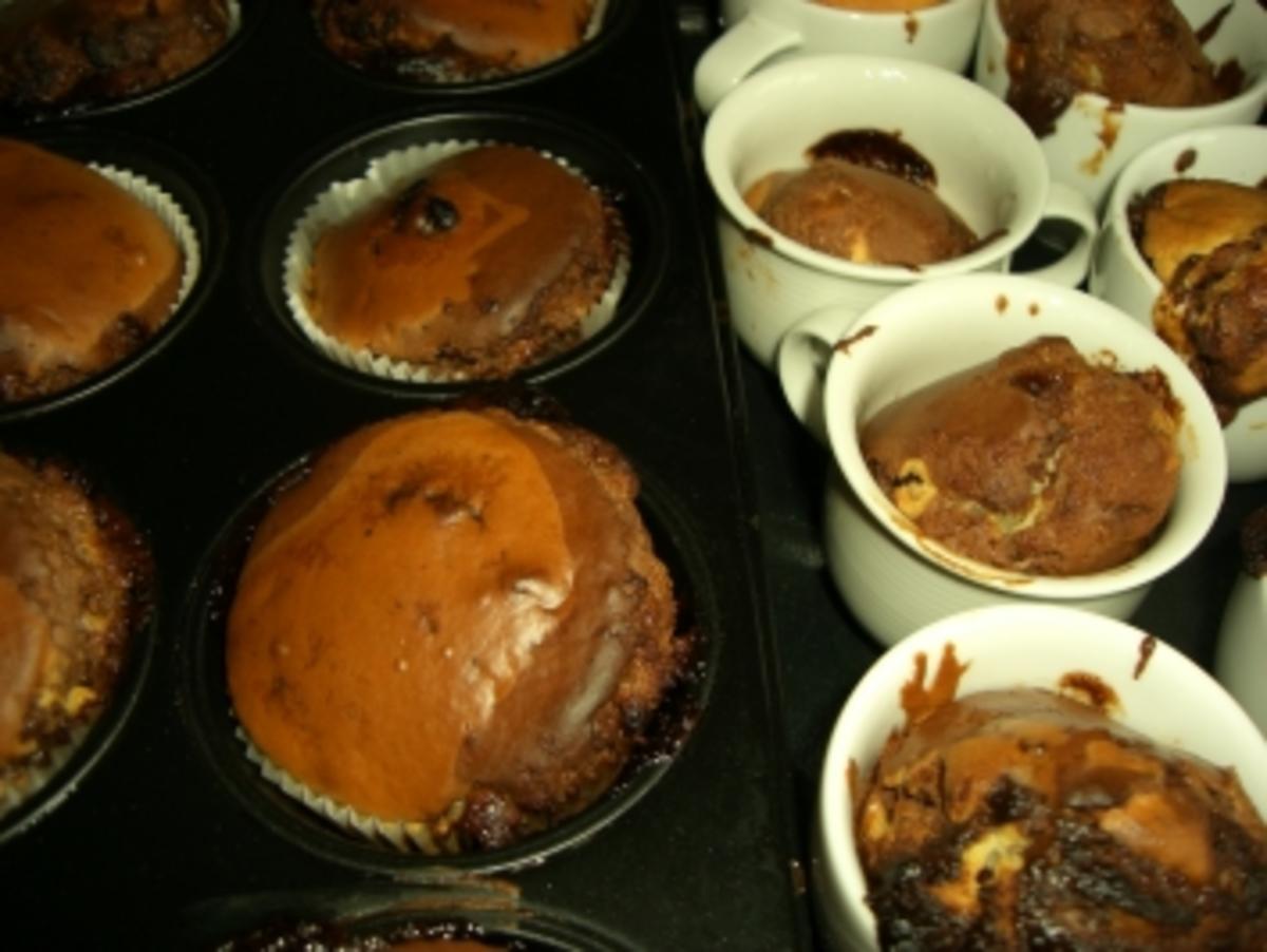 Muffins : " Schwarz-weiß " Muffins - Rezept - Bild Nr. 3