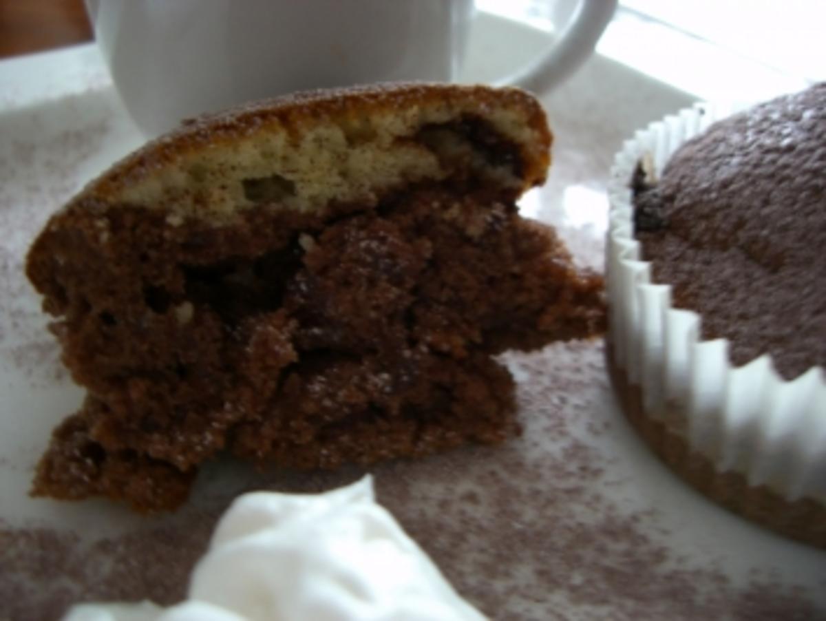 Muffins : " Schwarz-weiß " Muffins - Rezept - Bild Nr. 6