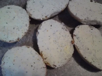 Überbackene Bressot Brötchen / Baguett - Rezept