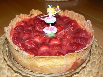 Erdbeere vermählt sich mit Käsekuchen oder - Rezept - Bild Nr. 7